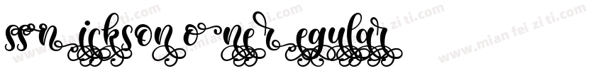 SS Nickson One Regular字体转换